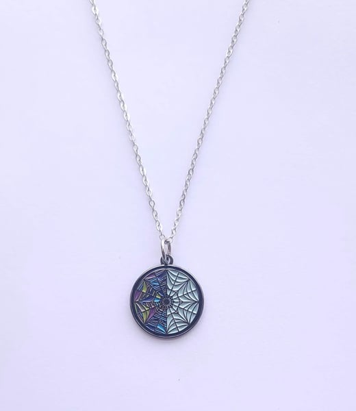 Image of Spider web window Necklace 