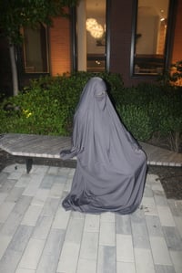Image 3 of GRAY-Maimoona jilbaab