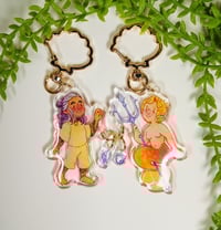 Image 1 of Fisherman Ed and MerStede Connected Charms