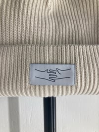 Image 2 of HANDSHAKE FISHERMAN BEANIE NATURAL