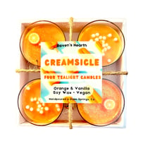 Image 3 of Creamsicle Tealight Candles