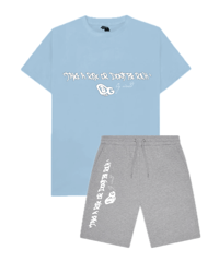 OG BASICS 3.0 NUVŌ BLU- SHORT & T SHIRT SET