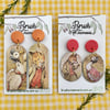 Fox and Goose Earrings