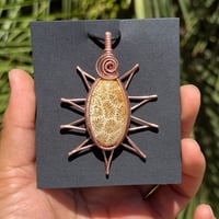 Image 3 of Fossil Coral Star/Sun pendant ☀️