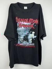 Image 3 of 🗡️ Signed Demolition Hammer  1992 Epidemic Of Violence  European Tour Shirt