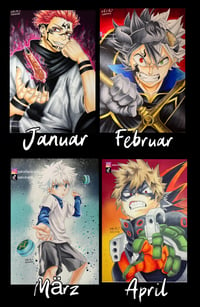 Image 3 of Anime Mix Kalender 2025 | Motiv 1