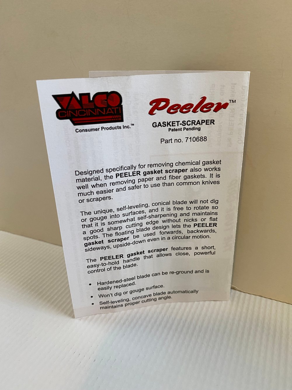 Gasket Peeler Scraper Tool Made In The USA 🇺🇸