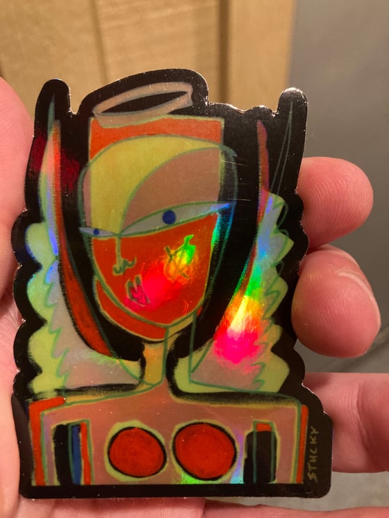 Image of Angel holographic stickers
