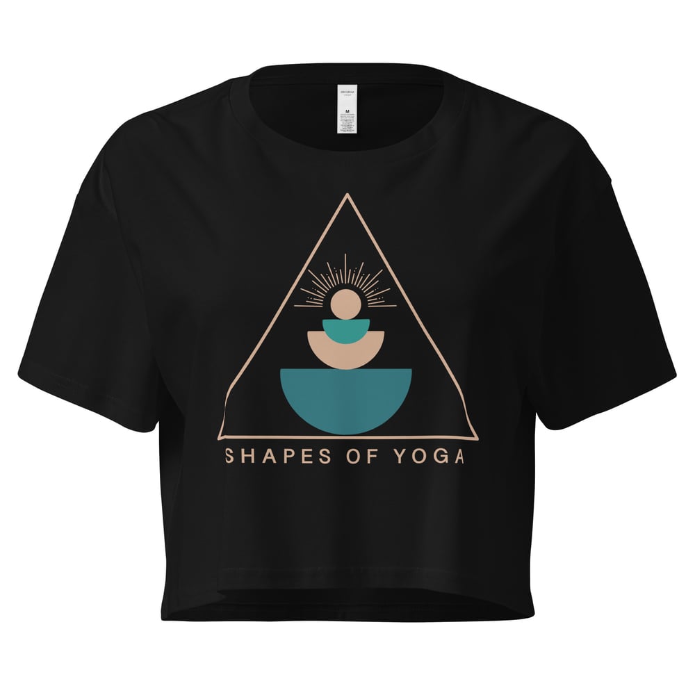 Women’s crop top - Shapes of Yoga