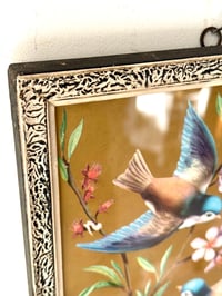 Image 5 of Cadre aux oiseaux et fleurs