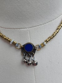 Image 4 of Festie Choker Stone bells- Blue
