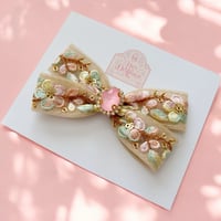 Image 1 of Spring Collection Embroidered Bow 