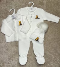 White Pooh Bear Gift Set