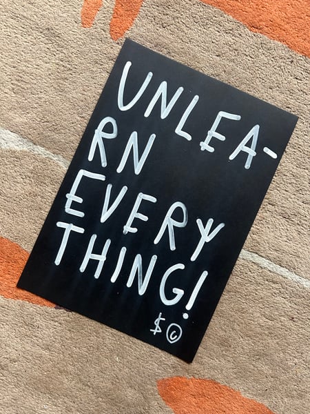 Image of Unlearn Everything OG artwork