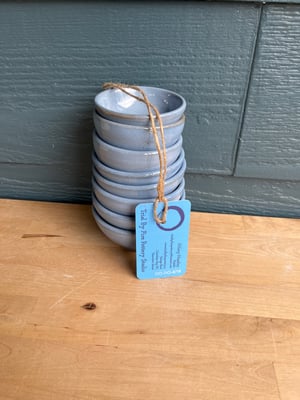 Image of Tiny Bowls Stack Of 8 Light Blue