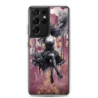 Image 19 of Dark Goth Fairy Maroon Clear Case for Samsung®