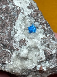 Image 8 of Large Cavansite On Matrix Specimen | India #2841