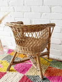 Image 2 of Fauteuil osier enfant