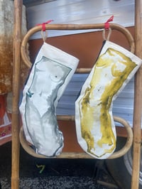 Image 1 of Hand Painted Stockings