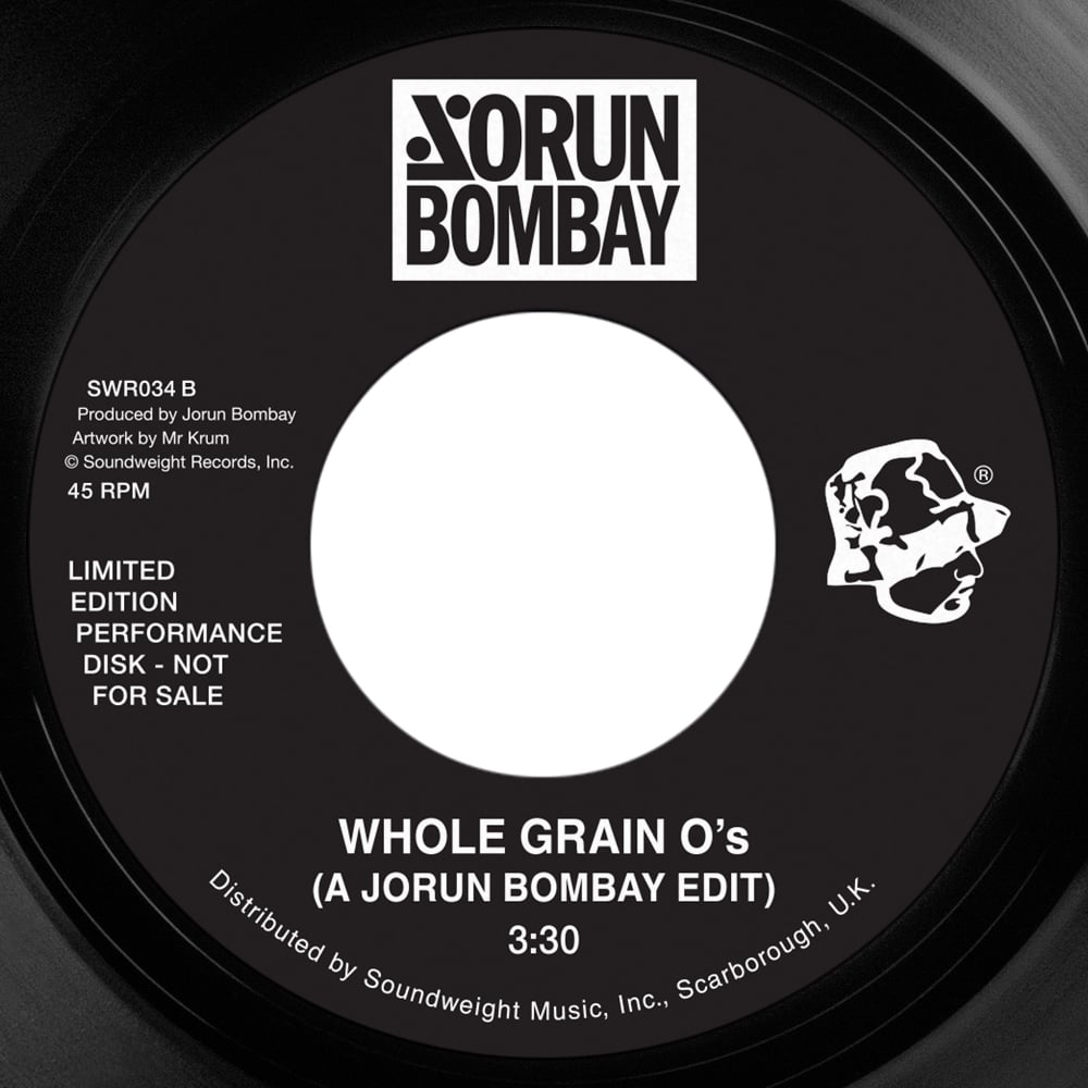 Image of Jorun Bombay - Strictly Dann Stealy/Whole Grain O's (Black Vinyl)