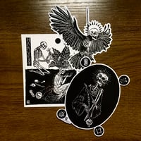 Image 3 of DeadArt sticker trios (4 sets)