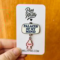 Image 2 of Louis Tomlinson’s “Palaces of my Mind” Rearview Mirror Enamel Pin & Magnet