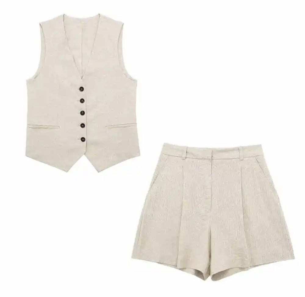 Image of ‘Waistcoat Co-ord’  (more colours)