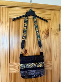 Image 1 of Black with sunflowers 