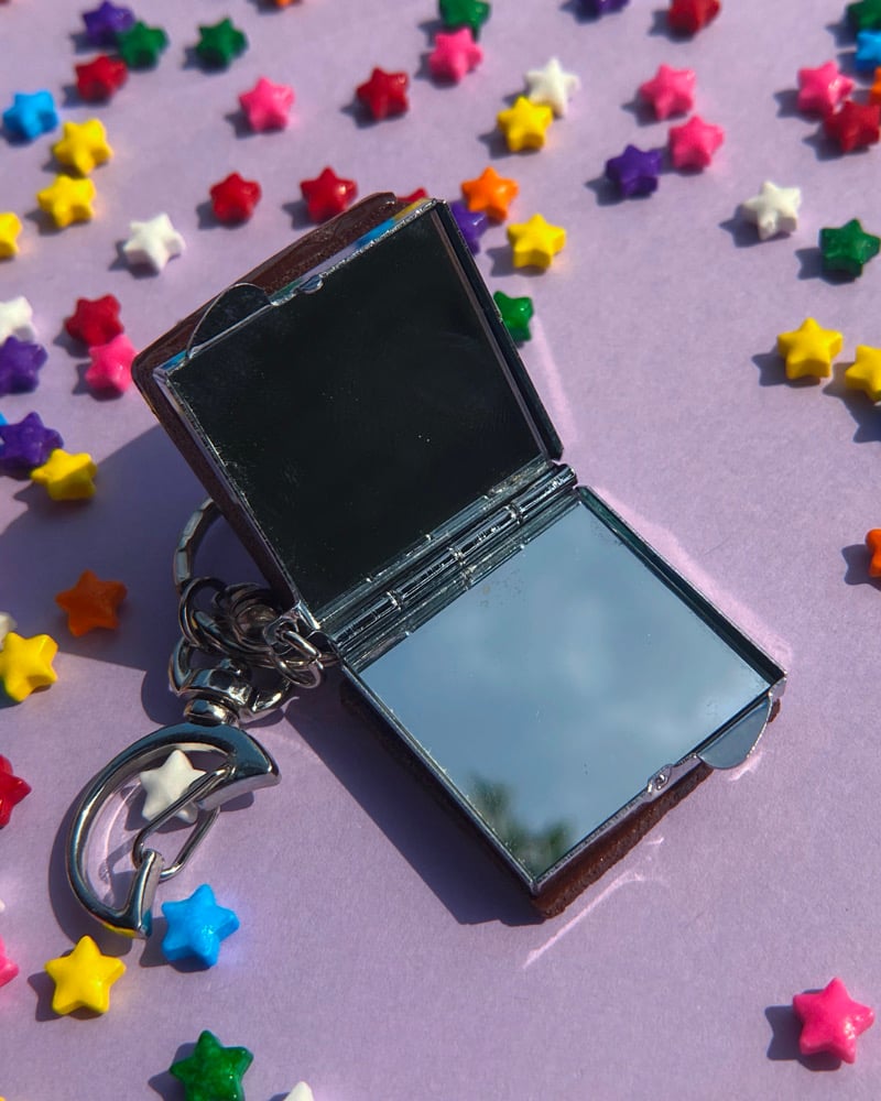 Image of Cosmic Brownie Keychain Mirror
