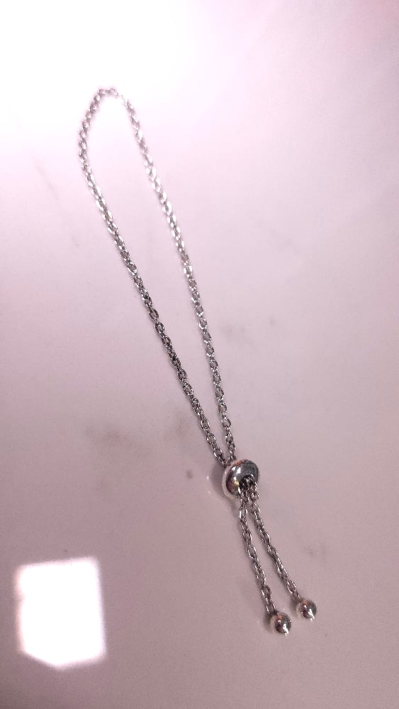 Image of Adjustable chain link bracelet 