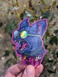 Image 3 of "Ozzy Ozzy Ozzy" bat sticker
