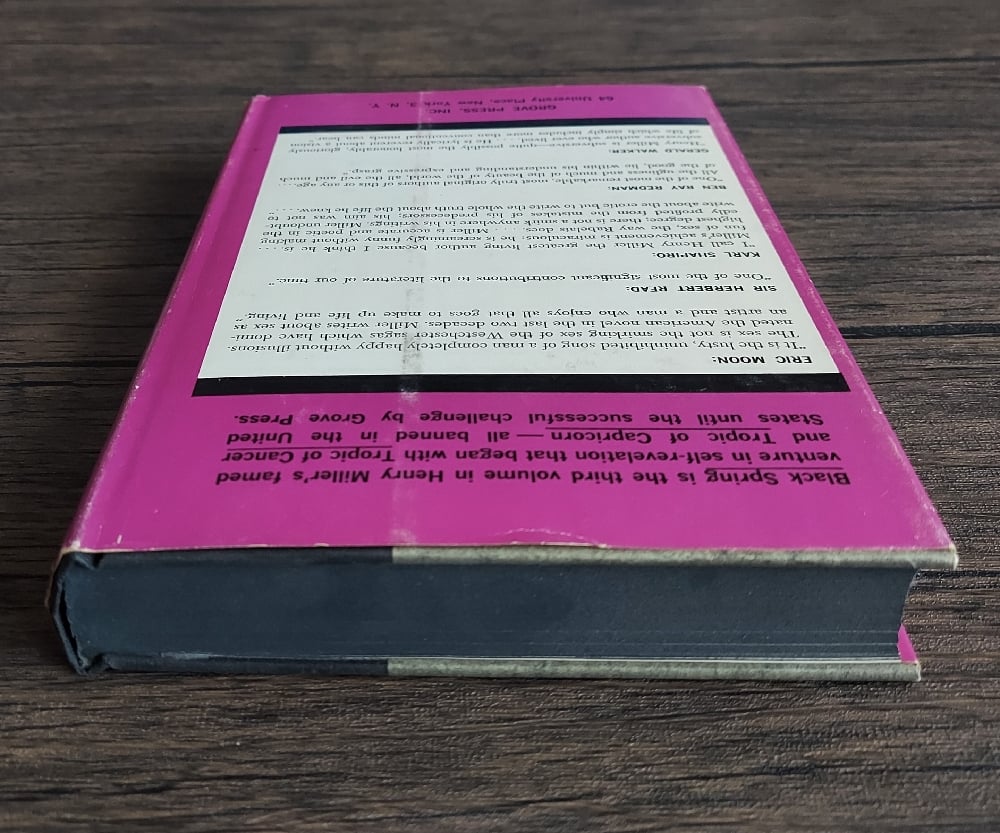 Black Spring, by Henry Miller.