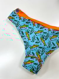 Image 3 of READY TO SHIP XL Trout Mid rise scrunchybutt undies