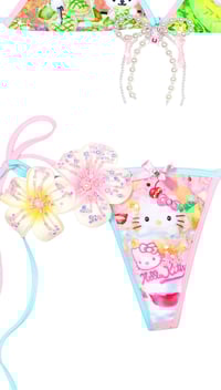 Image 2 of Japanese Crepe dessert & melon hellokitty 