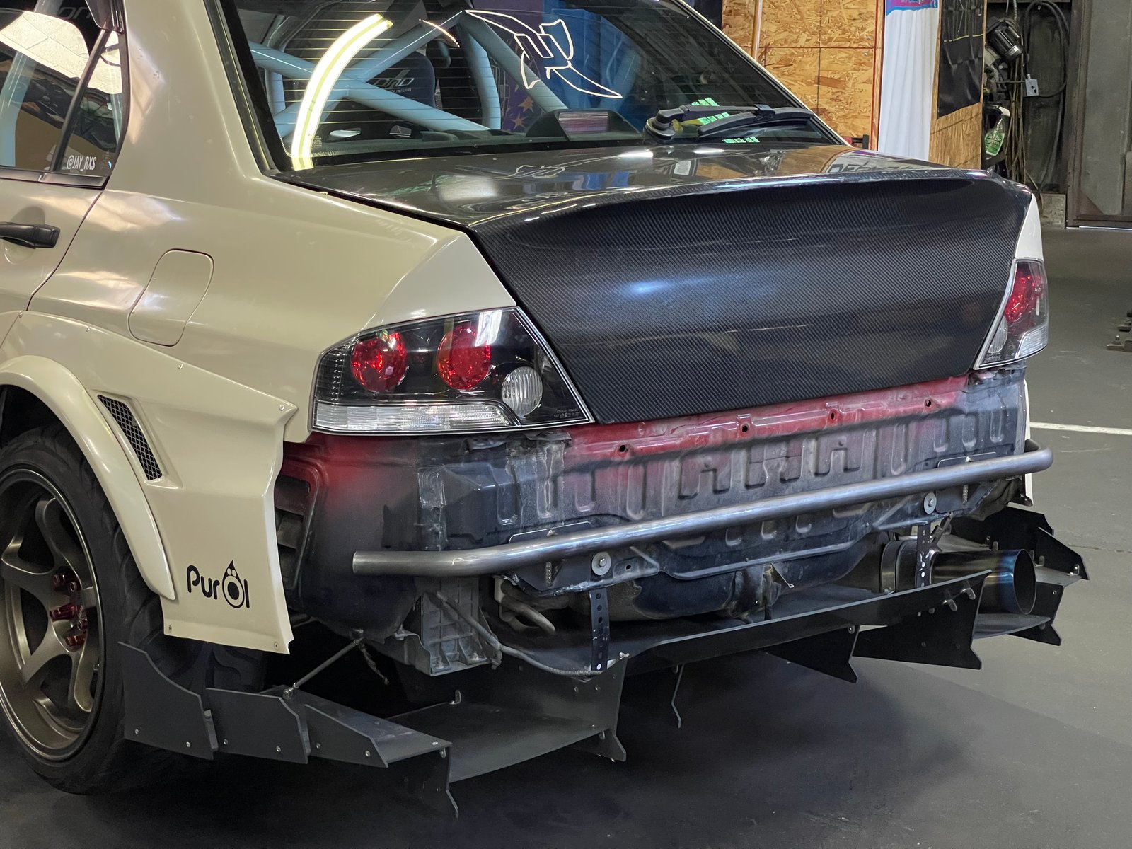 Mitsubishi Evo 7/8/9 Bash Bar (REAR) | Defworx
