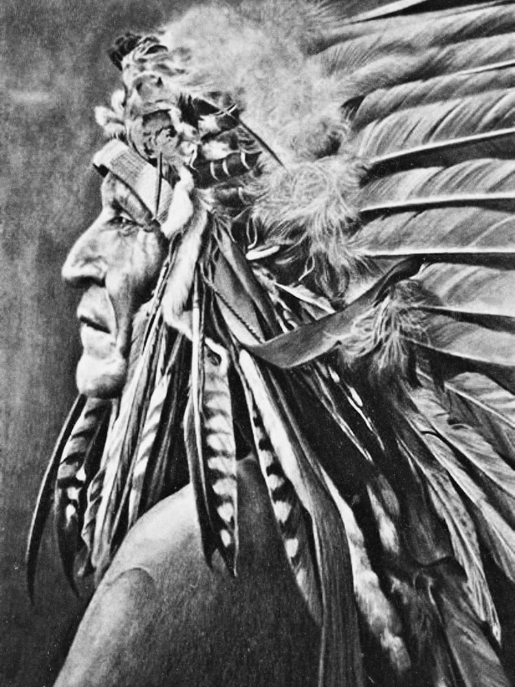 Image of Native American Man (18x24 Poster)