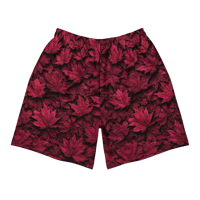 Image 1 of Mulberry Maple Leaf Unisex Athletic Shorts