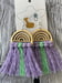 Image of Lavender macrame earrings