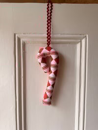 Image 1 of Candy Cane Quilt Ornament