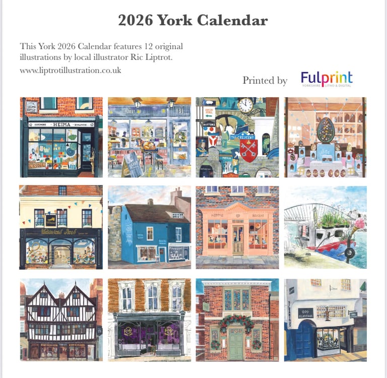 York Calendar 2026 - pre order Image 3