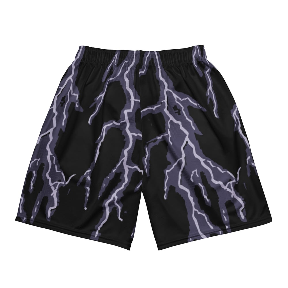 Lightning Unisex mesh shorts