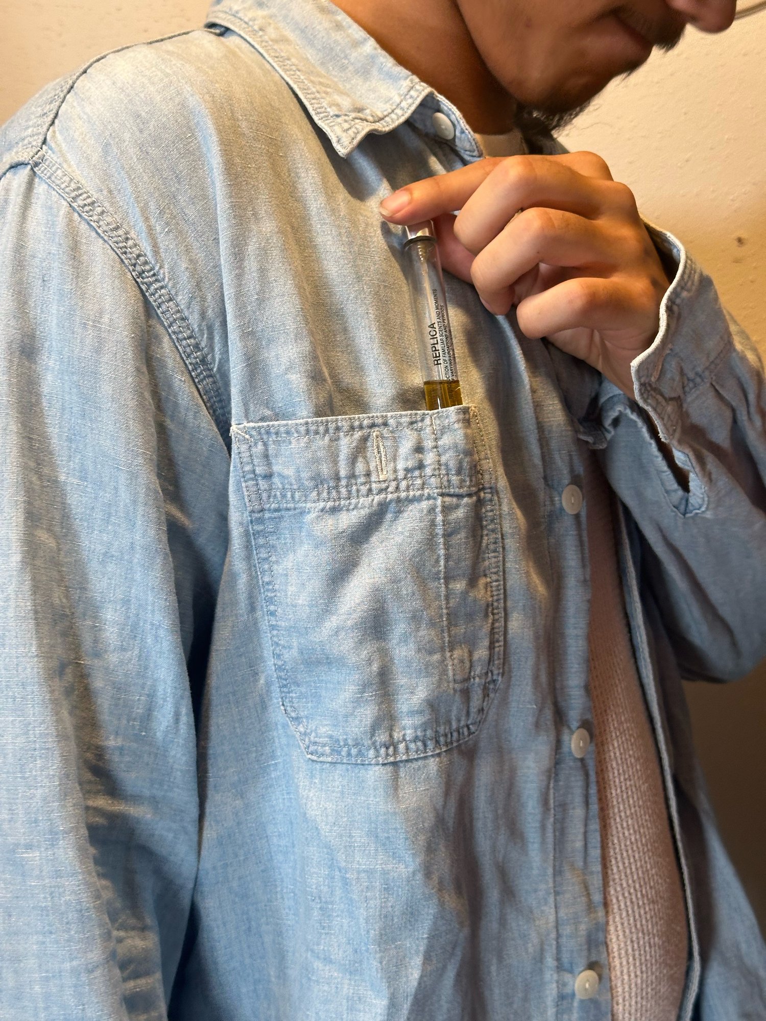 Image of Hysteric Glamour Denim Button-Up