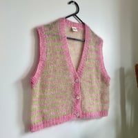 Image 5 of Stargazer Lily Button Front Mohair Vest