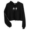 3 BOLTs Crop HOODIE