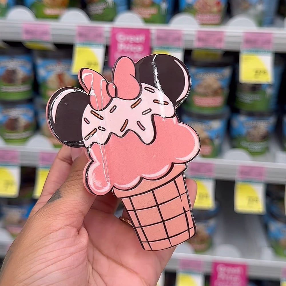 Image of Crazyashcrafts Collab Magical Ice Cream Claw Clip