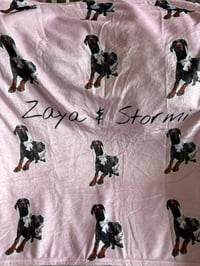 Image 1 of Pet Face & Name Blanket
