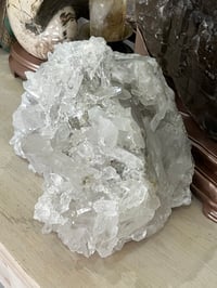 Image 8 of Large Clear Quartz Points Cluster Statement Piece #2599