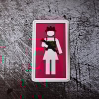 Image 1 of Girl Operator Sticker