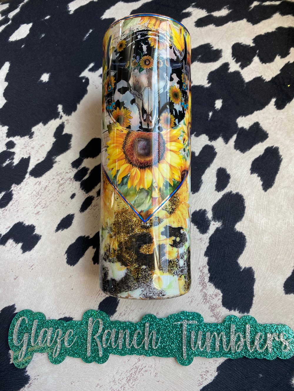 20 oz Steer sunflower
