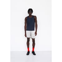 Image 3 of ANM260016 POPLIN SHIRT VEST NAVY BLUE